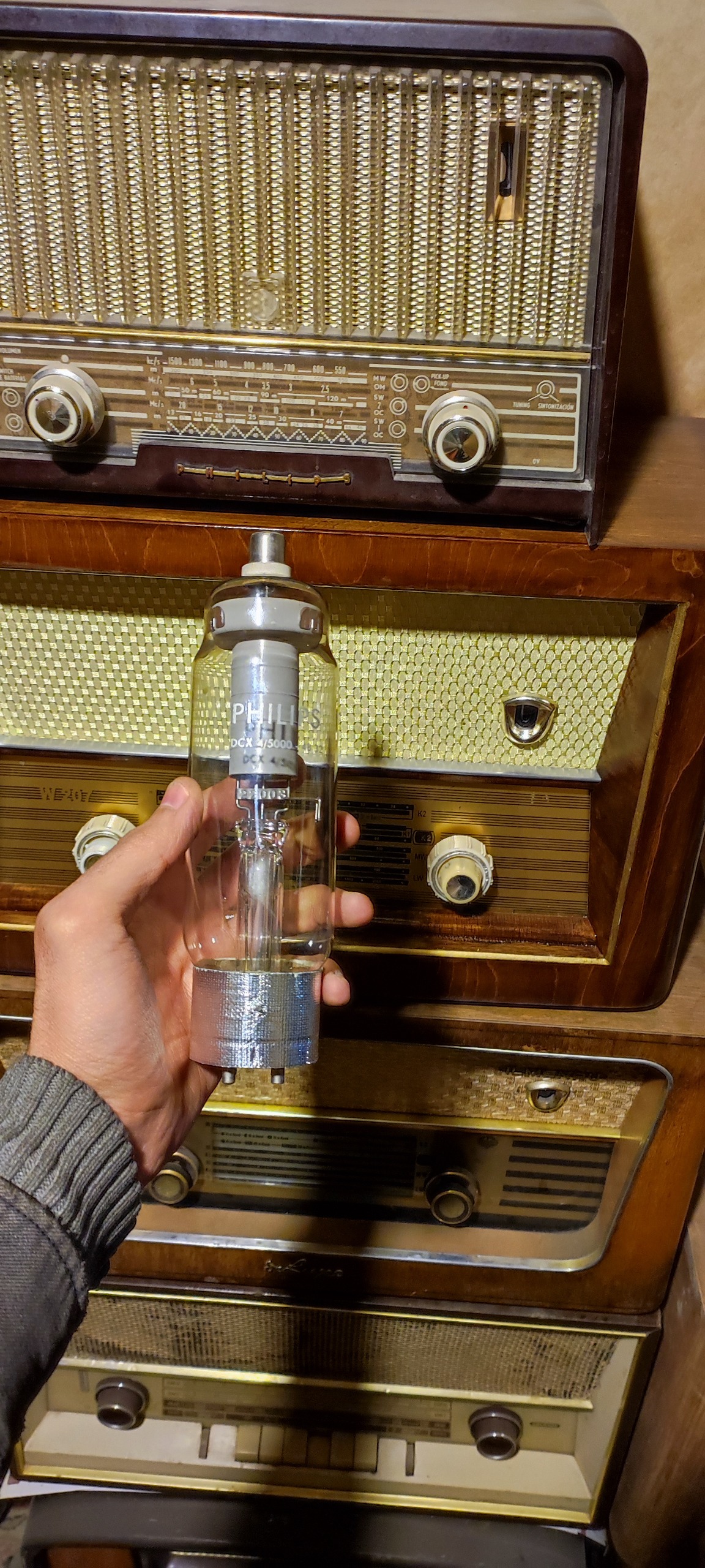 لامپ خلا غول پیکر بزرگ انتیک دکوری کلکسیونی