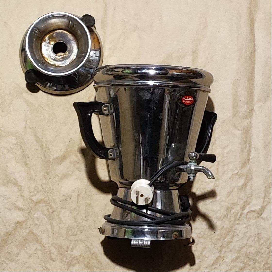 سماور برقی برنجی اصلی قدیمی در حد