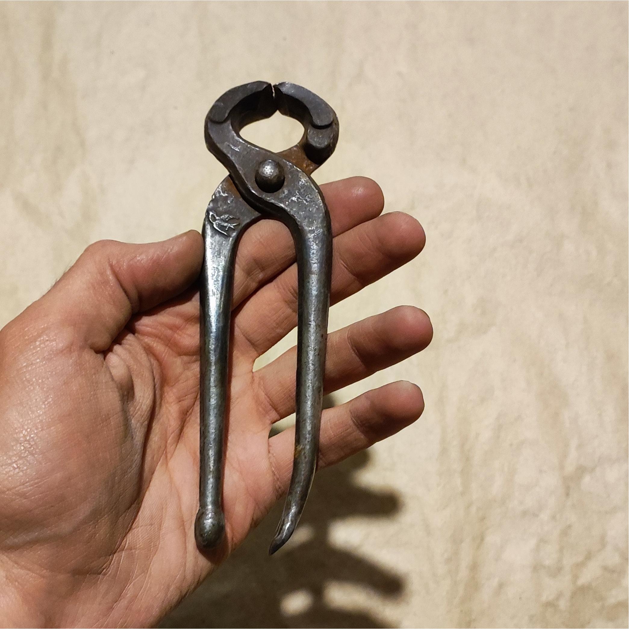 گاز انبر میخ کش قدیمی آنتیک