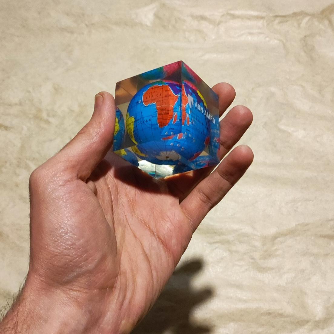 تندیس کانی کره زمین آنتیک دکوری قدیمی