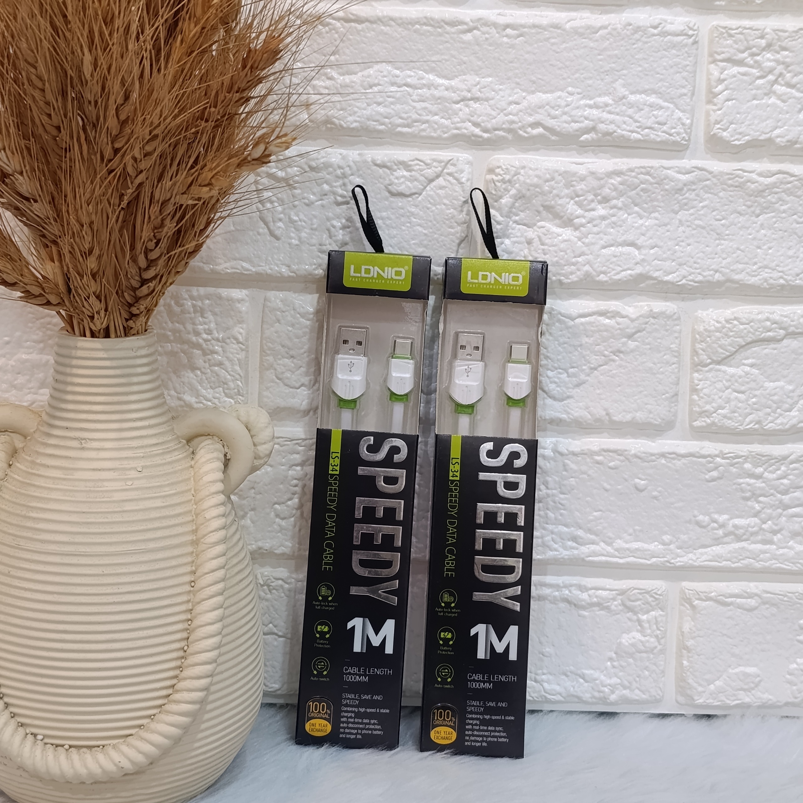 کابل شارژر الدینیو تایپ سی اورجینال اصلی