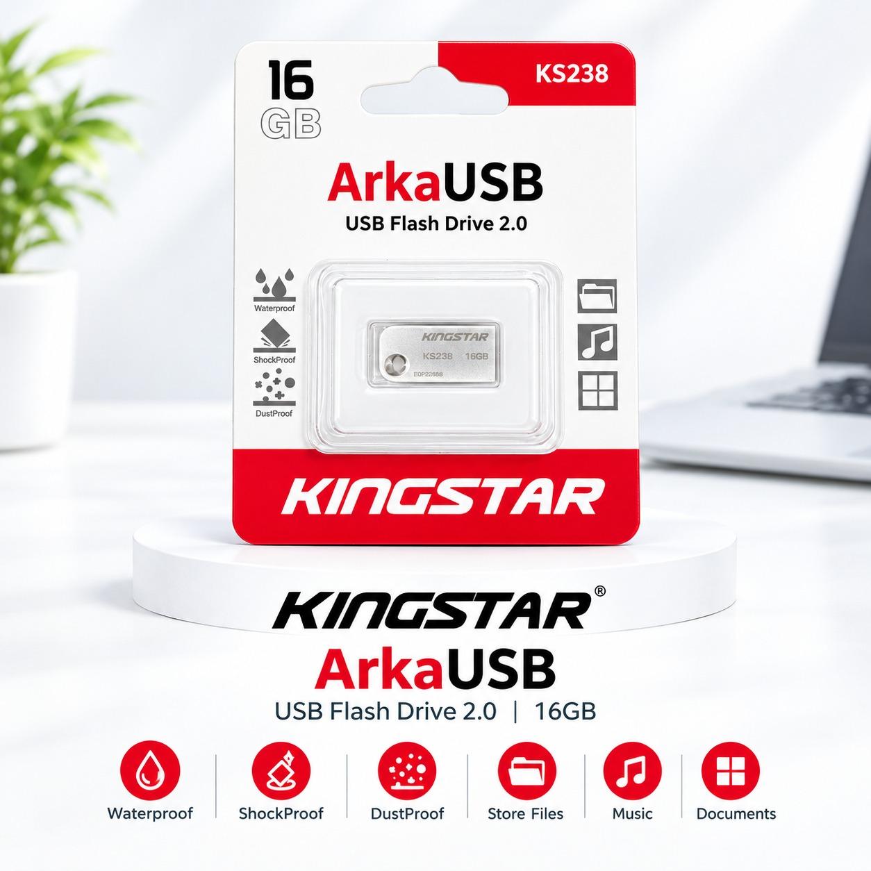 فلش 16 گیگ کینگ استار گارانتی شرکتی