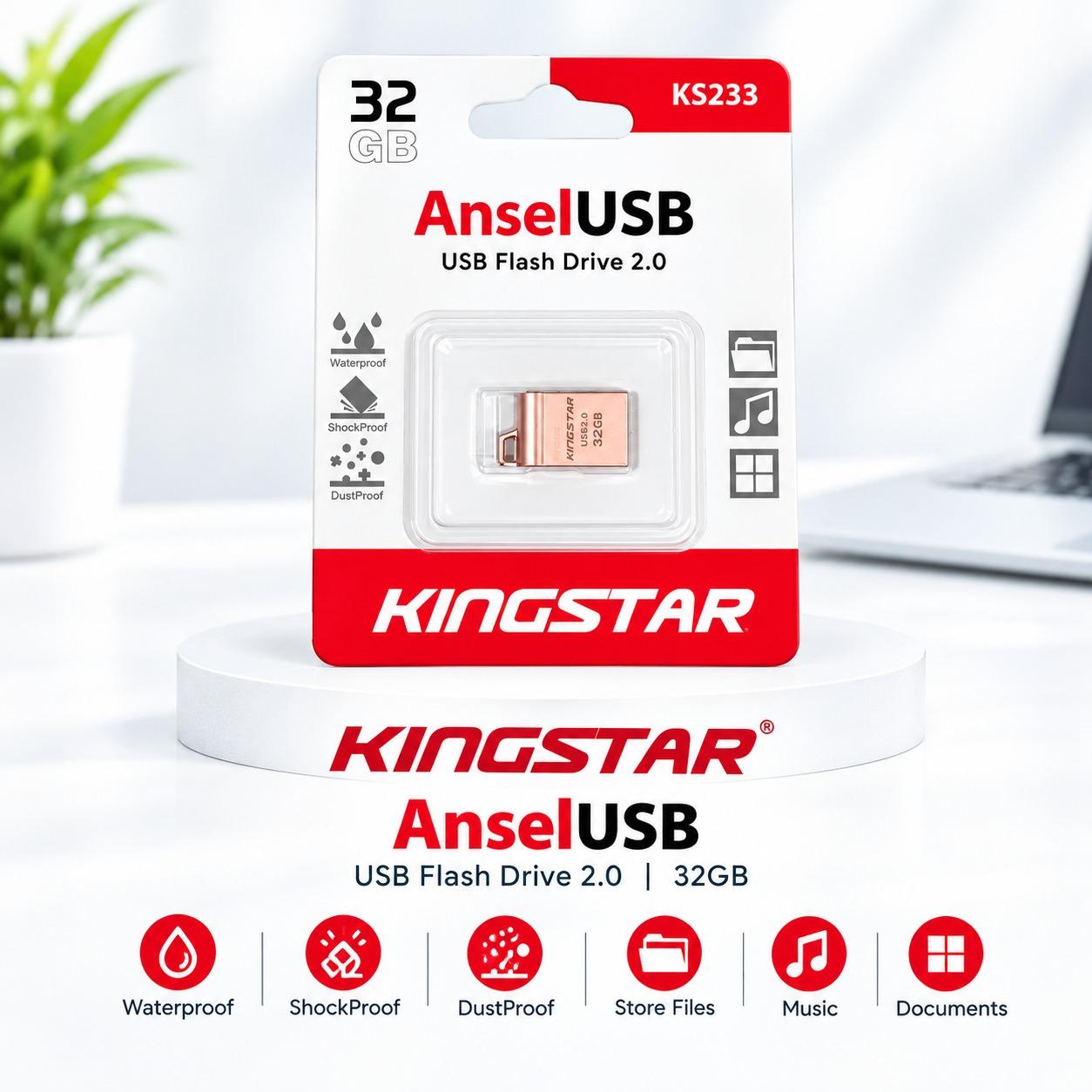 فلش 32 گیگ کینگ استار گارانتی شرکتی