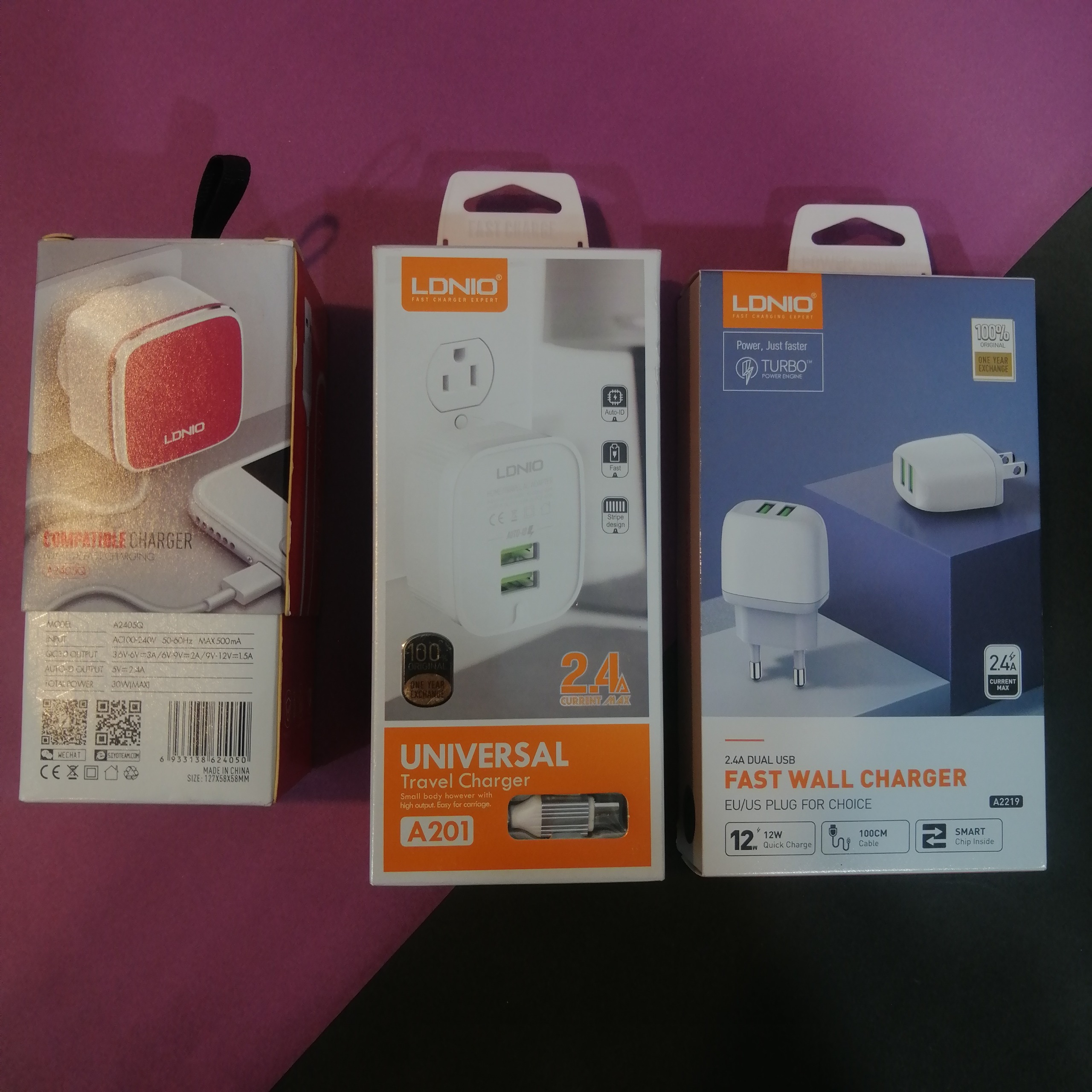 3 عدد شارژر الدینیو اصلی سبد 23