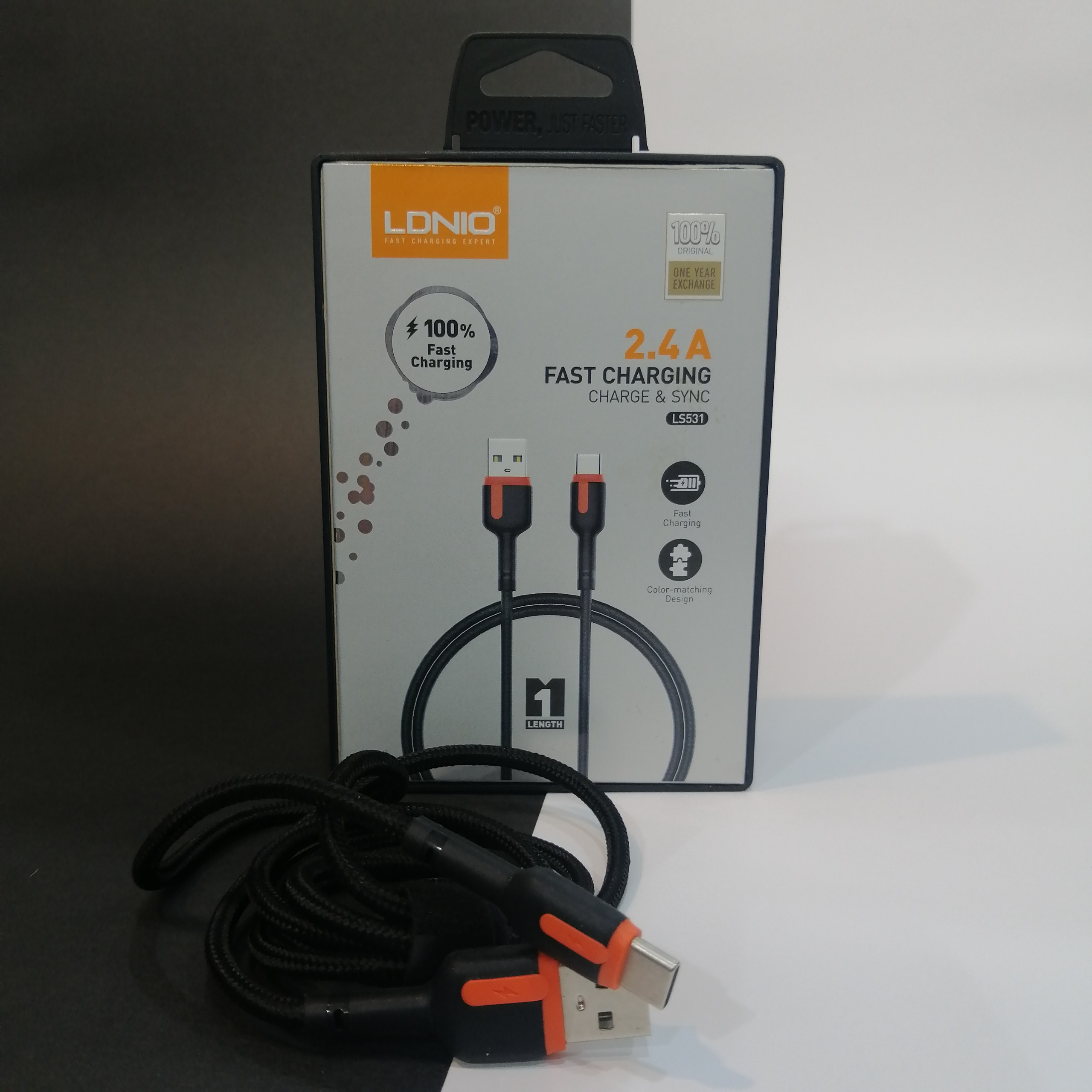 کابل شارژ قدرتمند الدینیو مدل 531