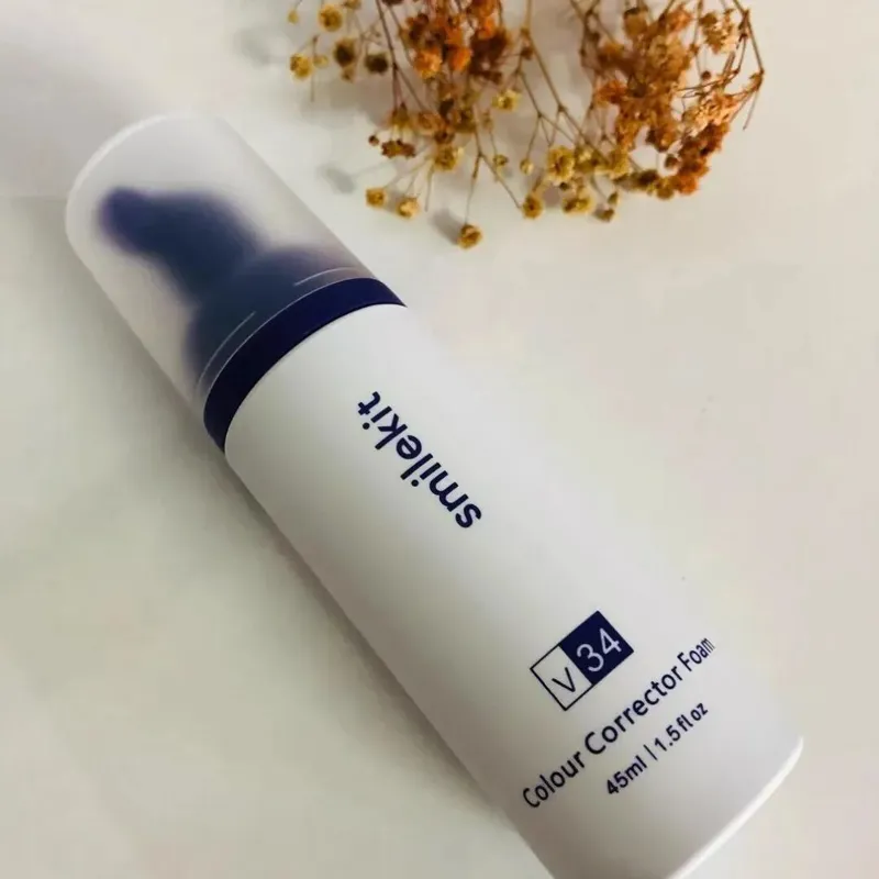 خمیردندان و سفید کننده فومی اسمایل کیت اصل v34