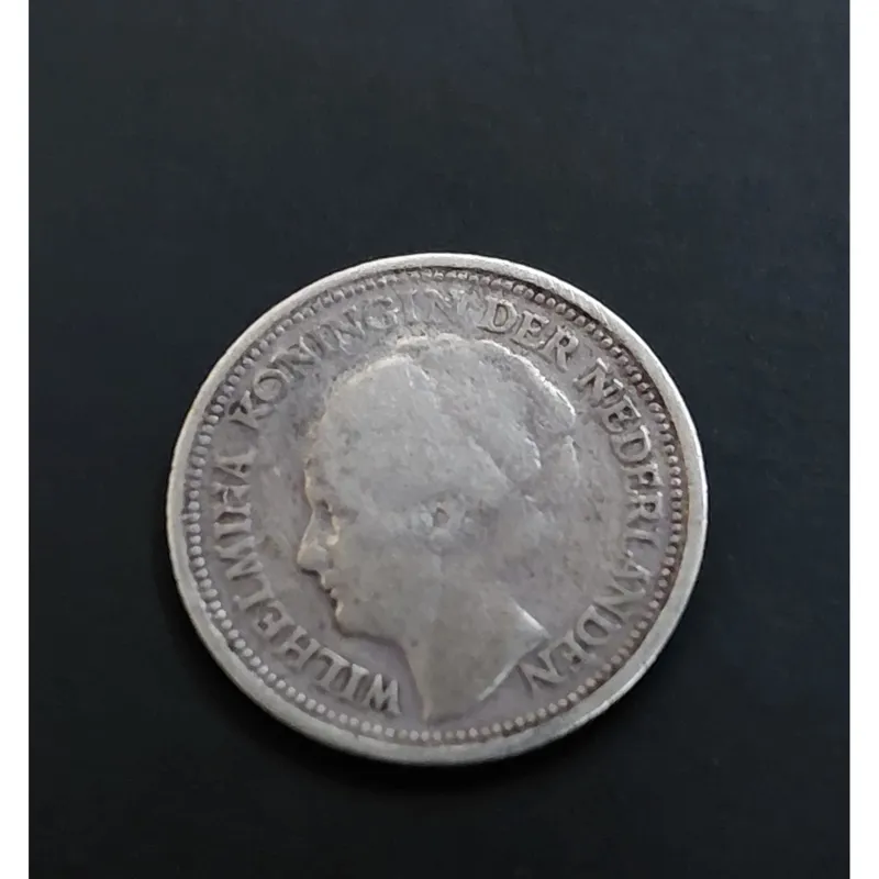 سکه 10 سنت نقره هلند 1928