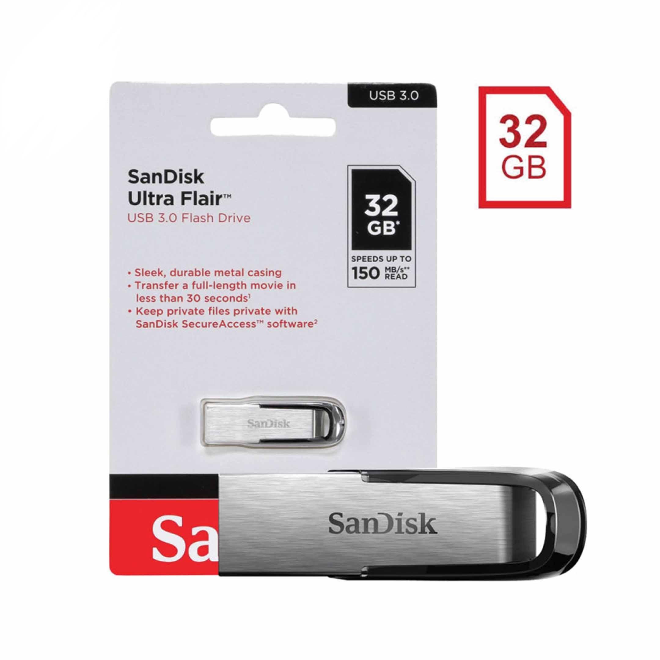 فلش مموری سن دیسک مدل Ultra Flair CZ73 32gig