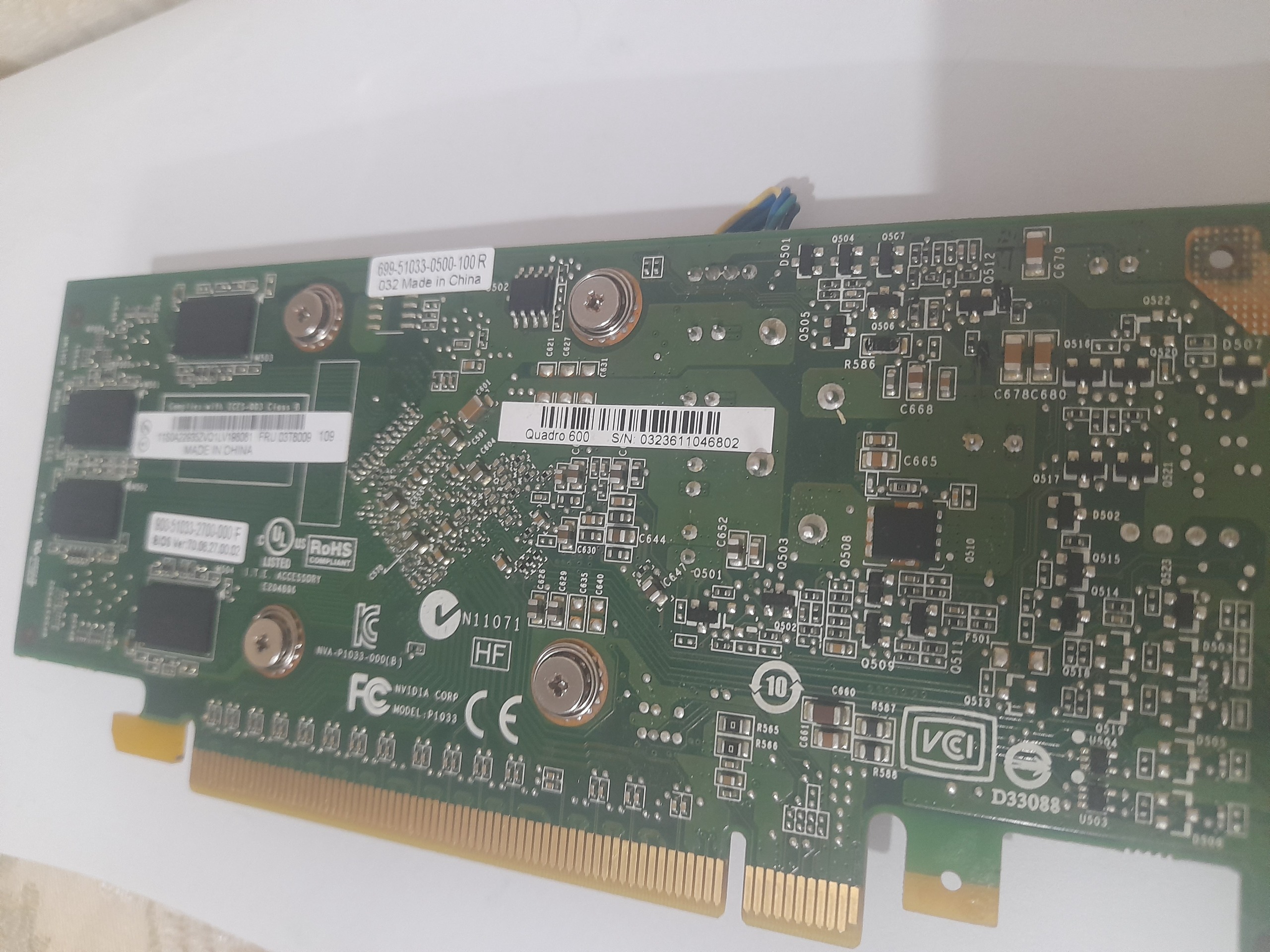 Quadro 600 1gb ddr3