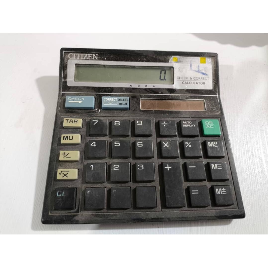 ماشین حساب قدیمی CITIZEN CT-500