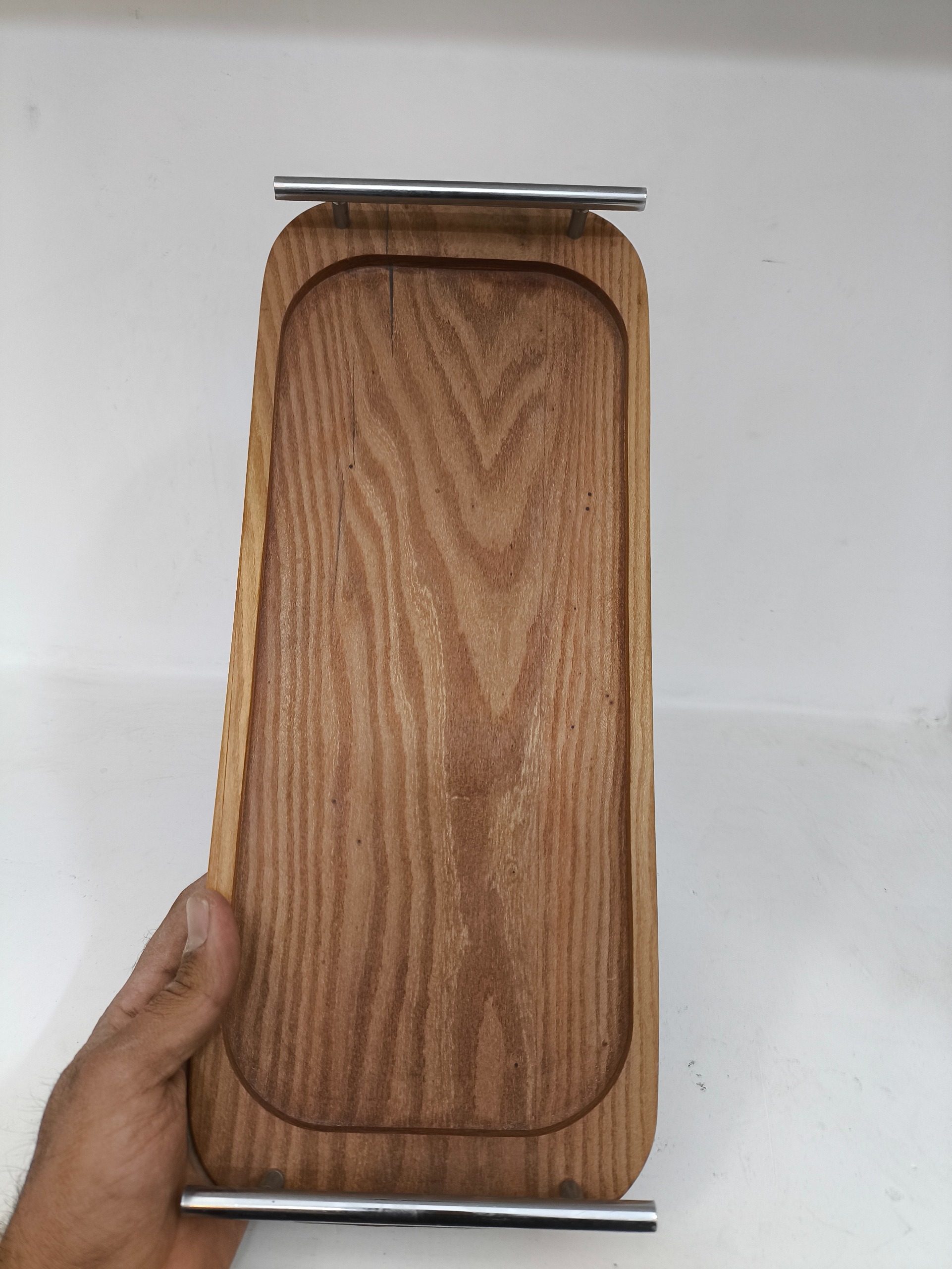 سینی چوبی دسته دار