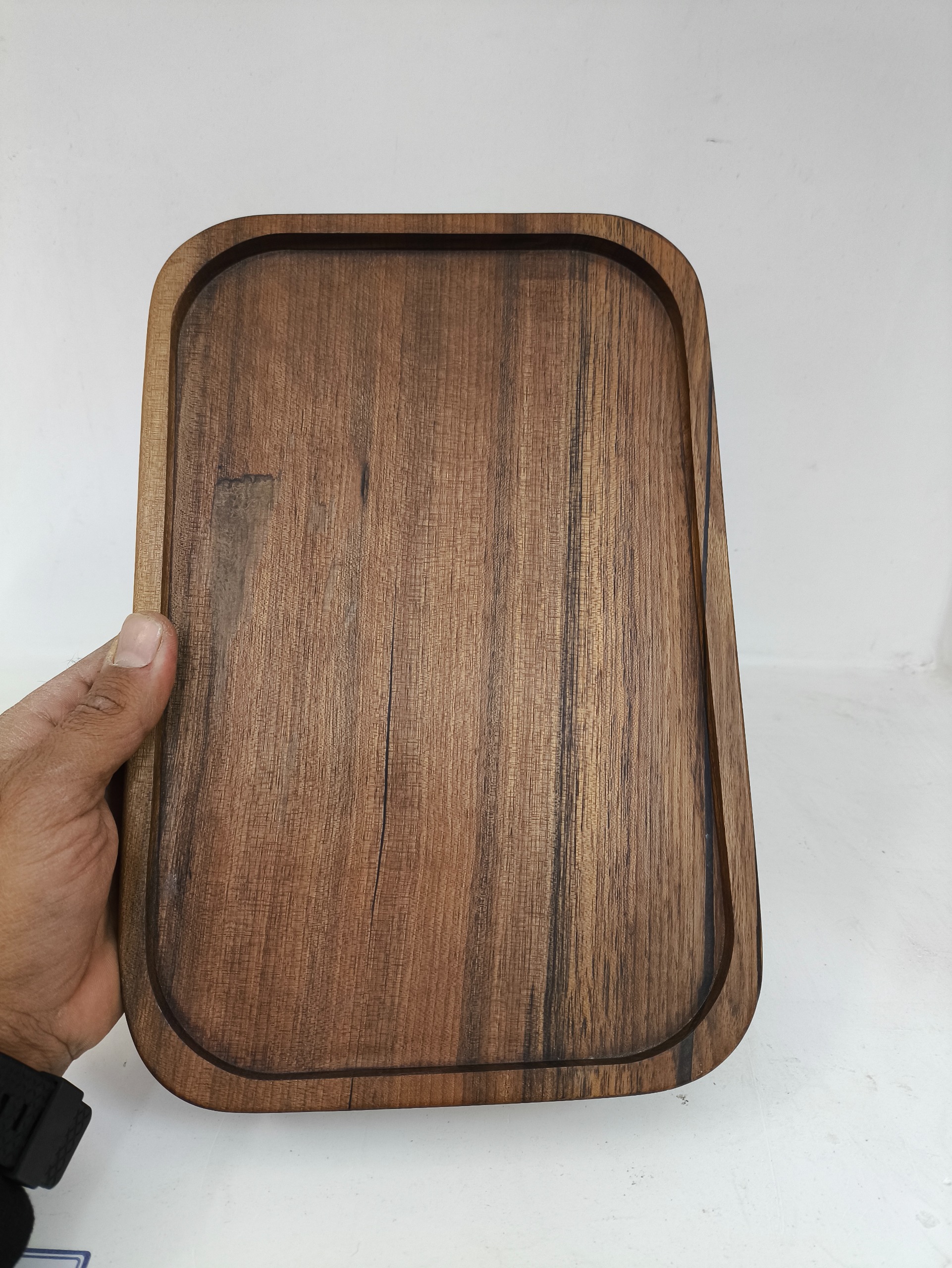 سینی چوبی پایه دار