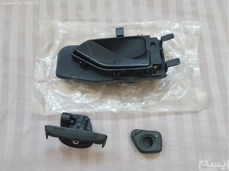 دستگیره در داخلی پژو 405 قاب ریموت چراغ پلاک