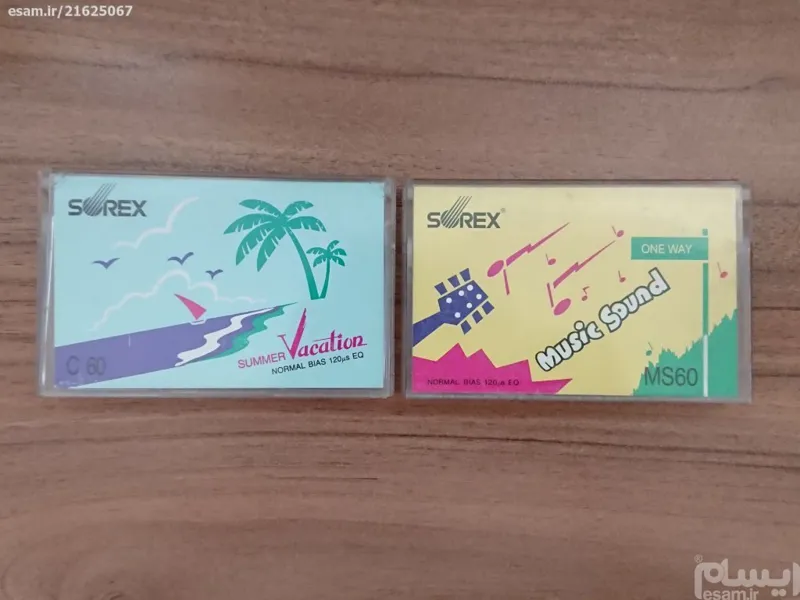 دو عدد نوار کاست زیبای SOREX