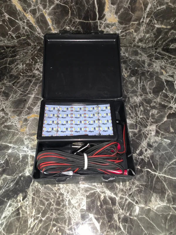 چراغ سیار خودرو طول سیم 25متری با نور بالا