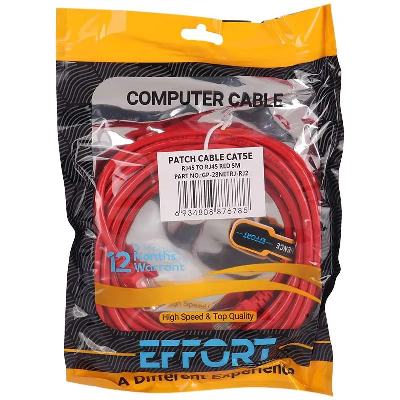 کابل شبکه Effort Cat5E 5m پنج متر