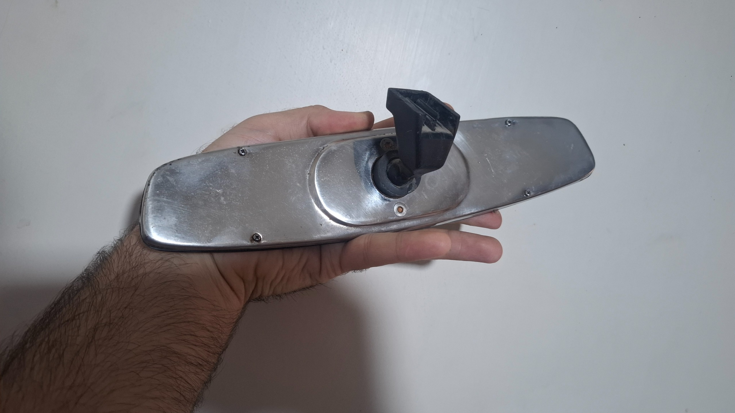 اینه وسط ژاپنی استیل 30cm شیشه سبز