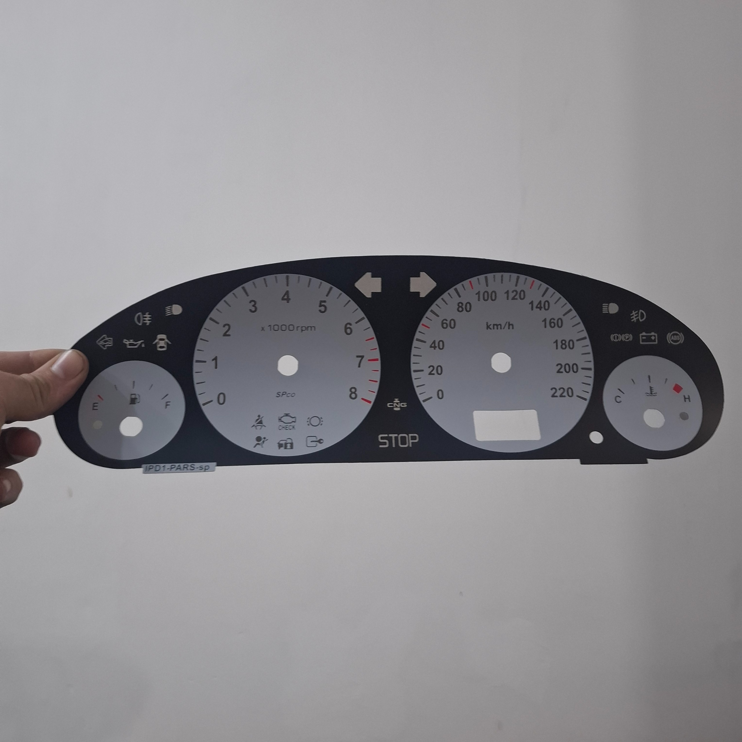 صفحه کیلومتر پژو پارسی 220 تایی