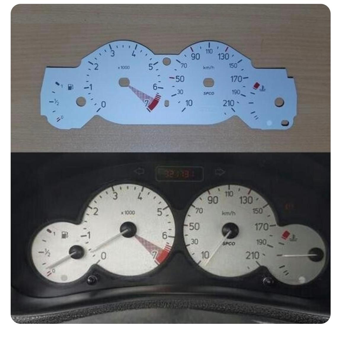صفحه کیلومتر پژو 206