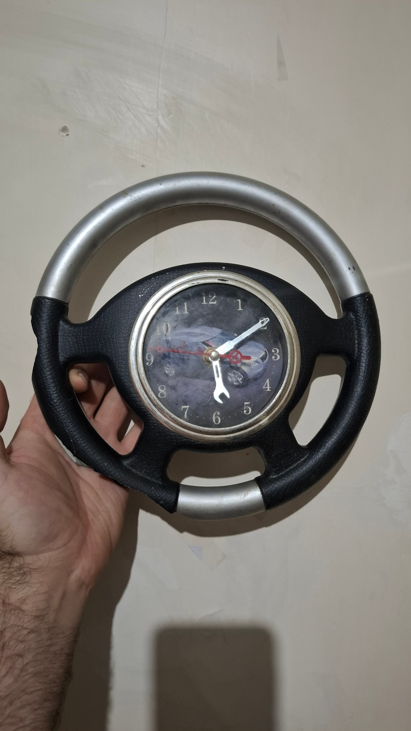 ساعت دیواری طرح فرمان خودرو