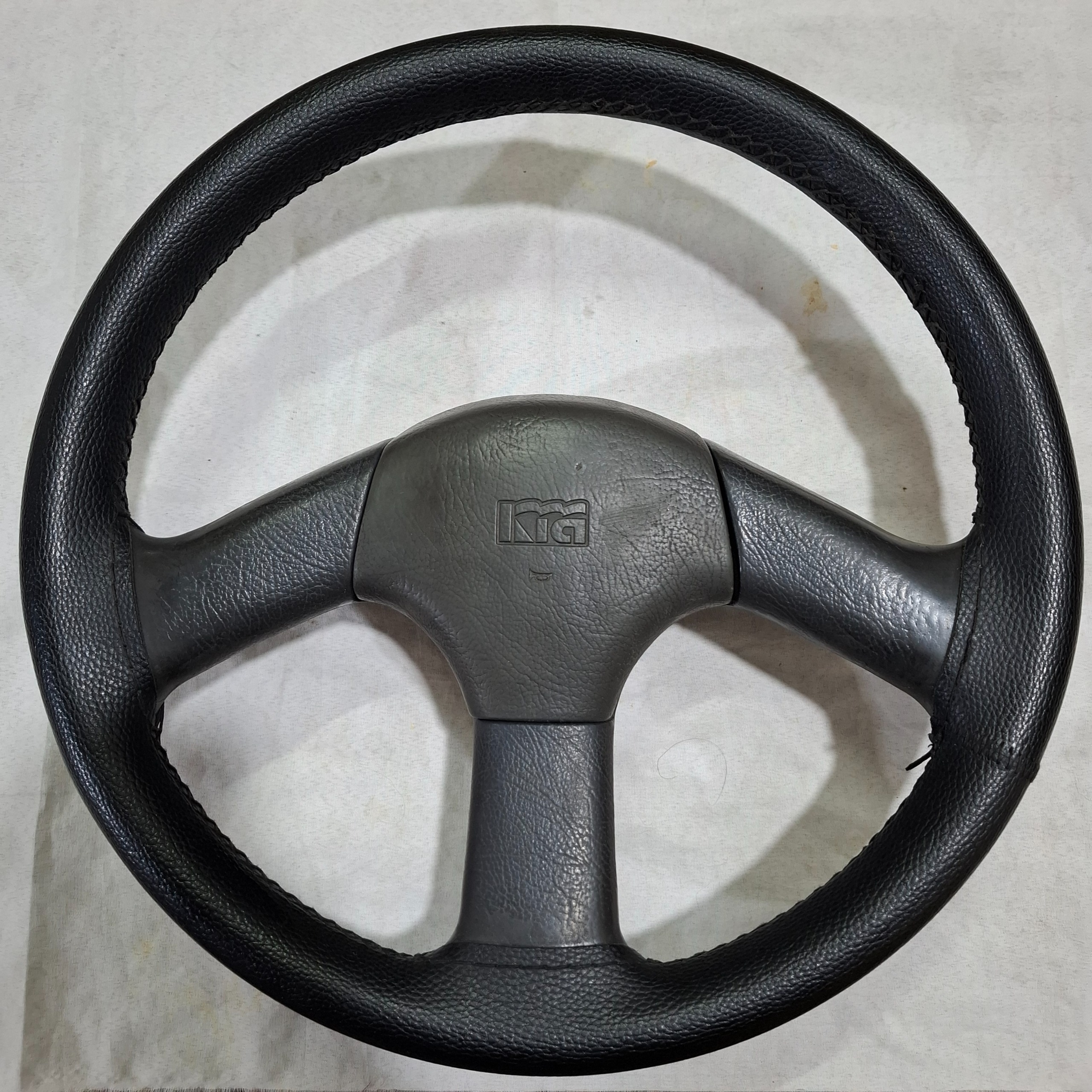 غربیلک فرمان پراید کیا پرچمی با دور فرمان چرمی