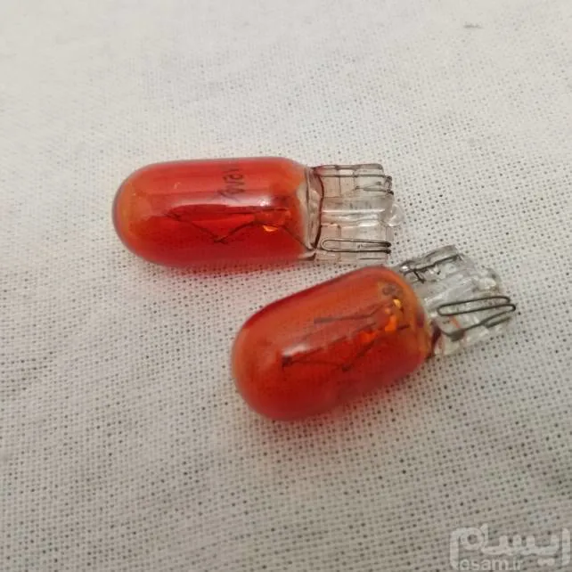 لامپ آریایی آبی نارنجی جفت