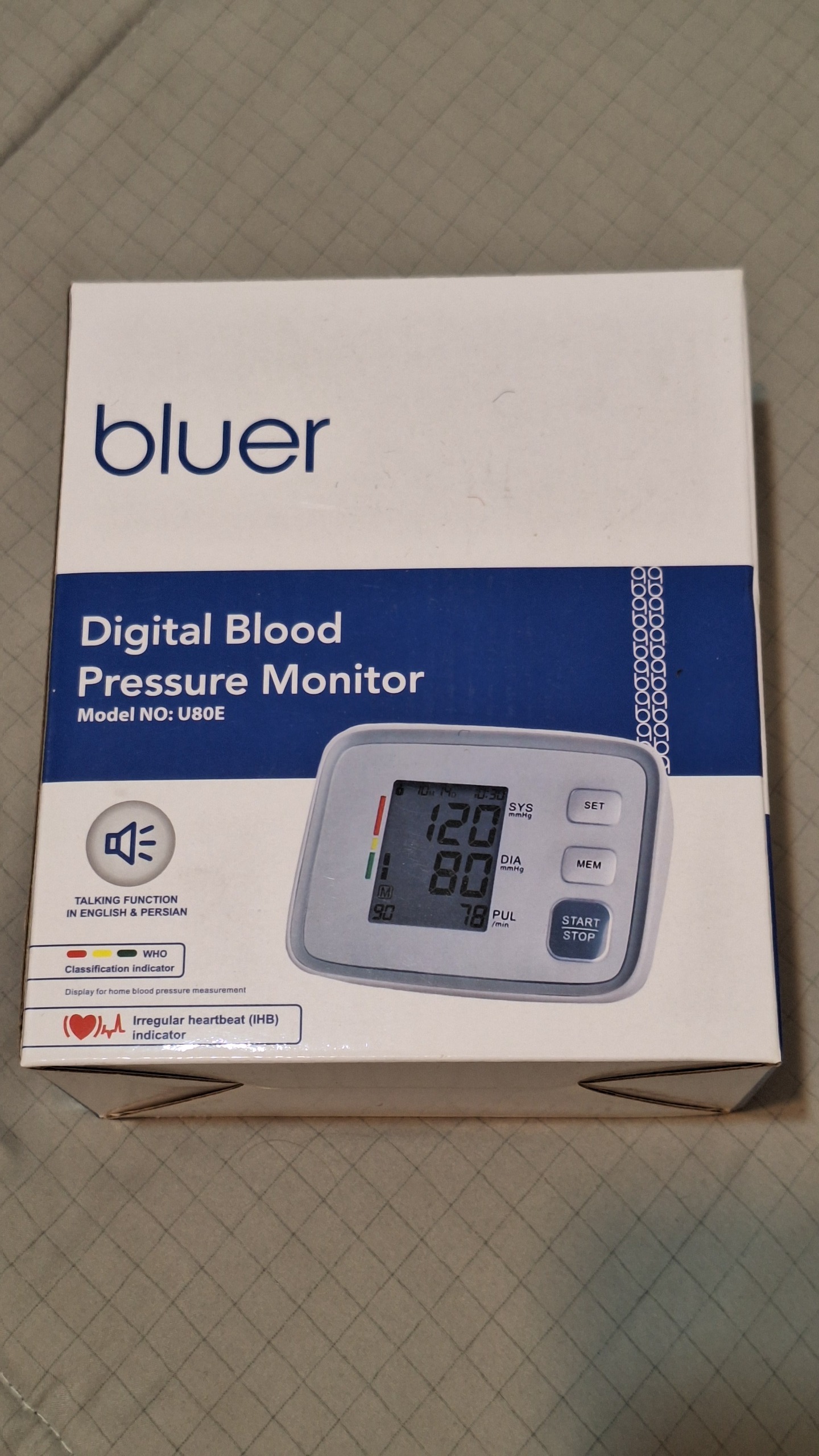 دستگاه فشار خون bluer u80e