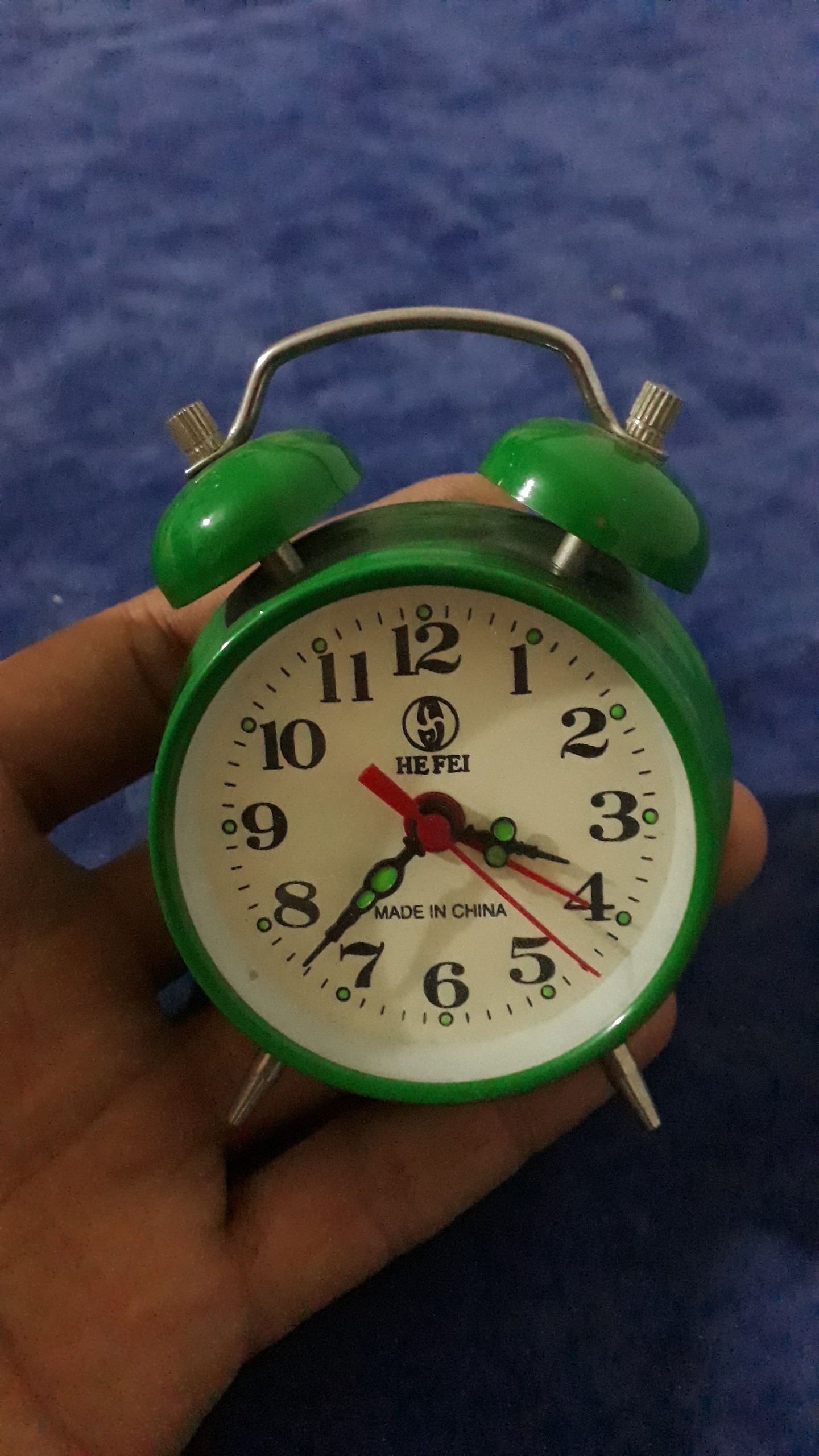 ساعت کوکی رومیزی فسقلی ( زنگ و آلارم دار )