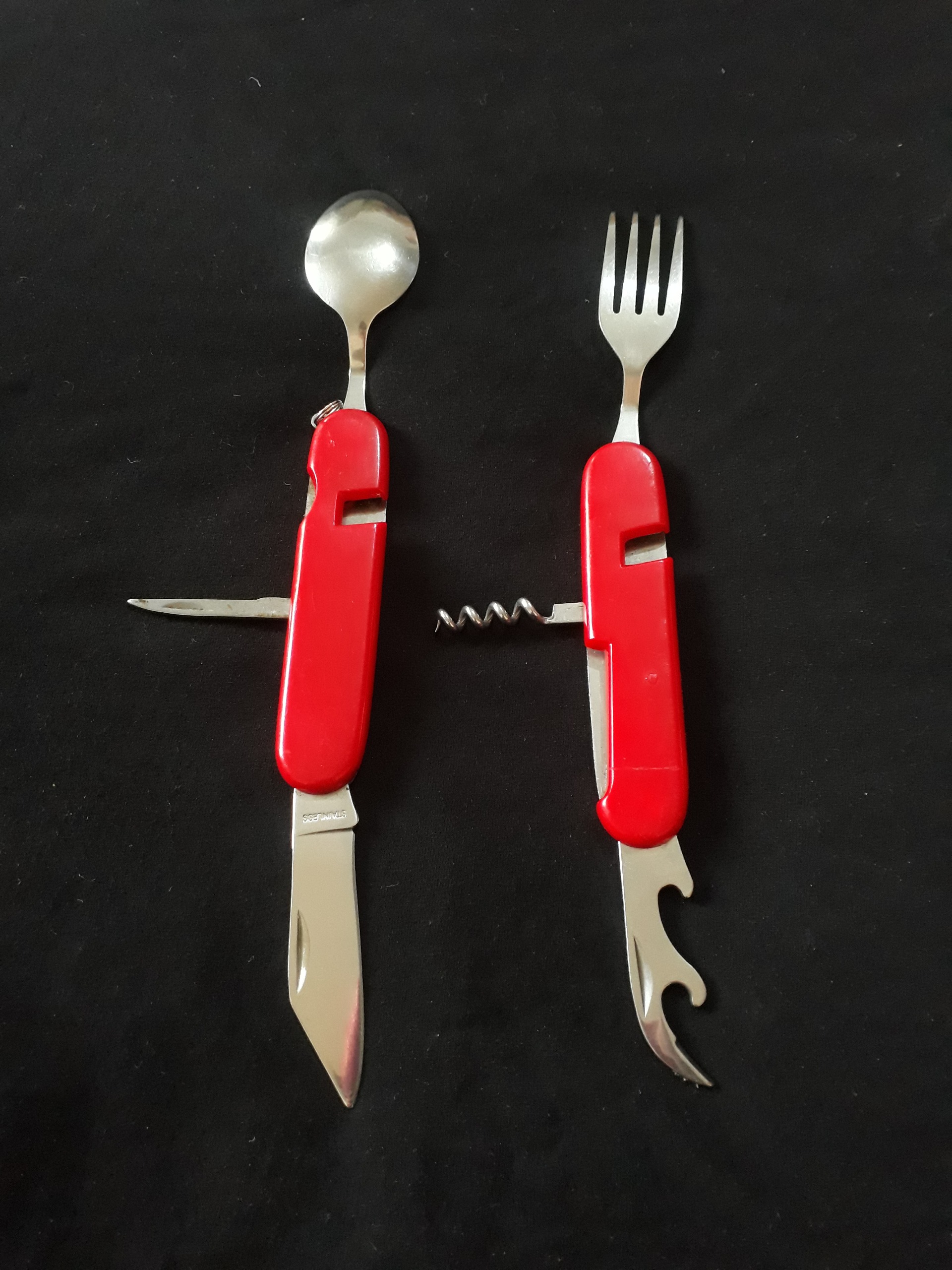 قاشق چنگال همه کاره طبیعت گردی