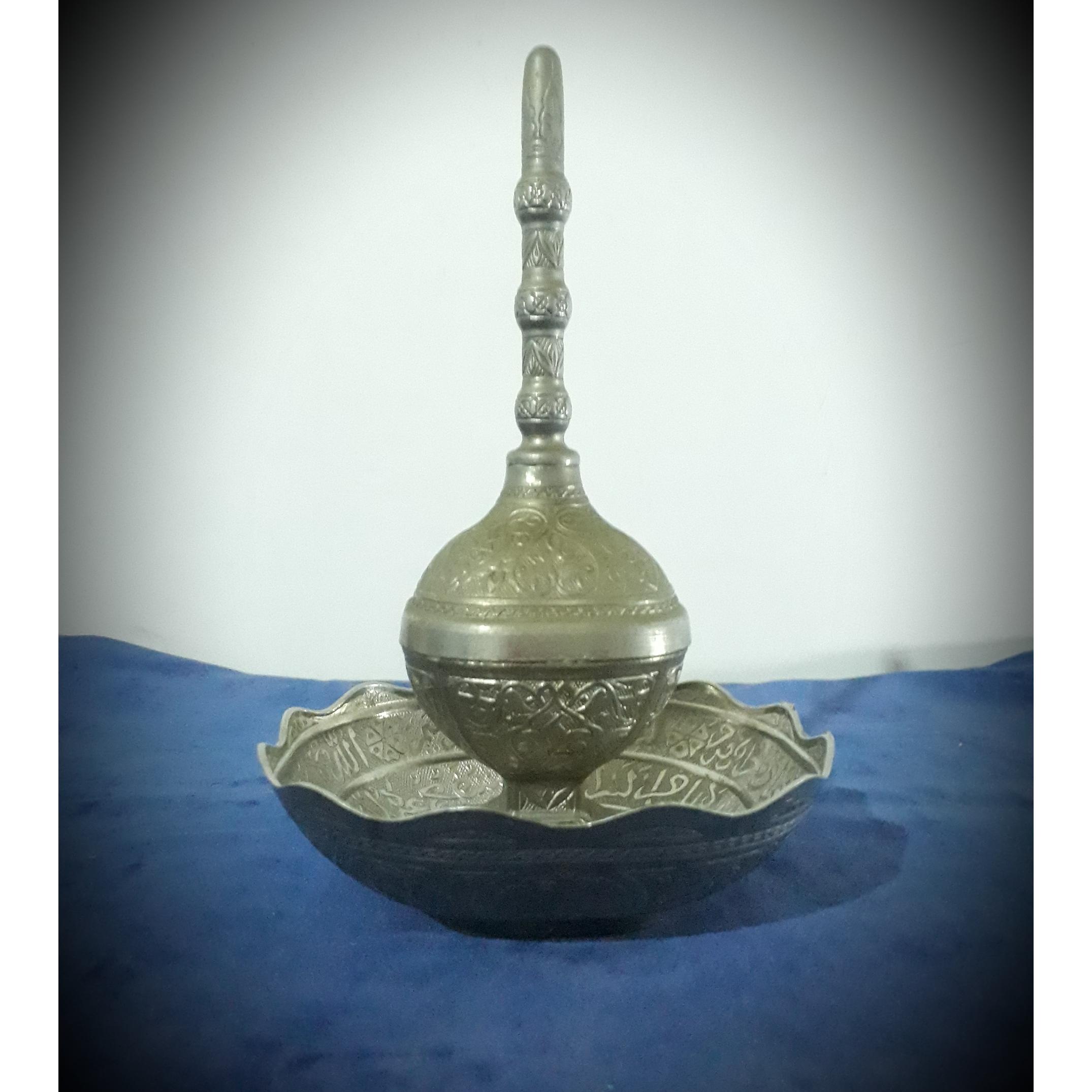 ست کاسه دعا و گلاب پاش قدیمی وارداتی