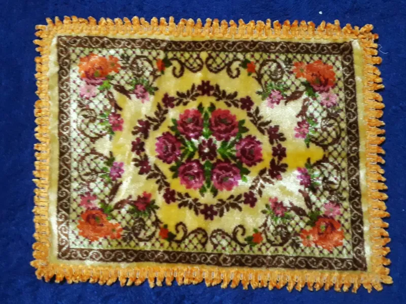 ترمه رومیزی2لنگه جفت هم (رانر) مخمل وارداتی