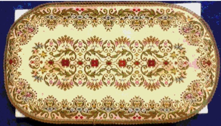 رومیزی رانر جفت (2لنگه) بلژیکی آنتیک بینظیر