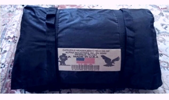 کیسه خواب us army آمریکایی (آبی کاربنی) آکبند