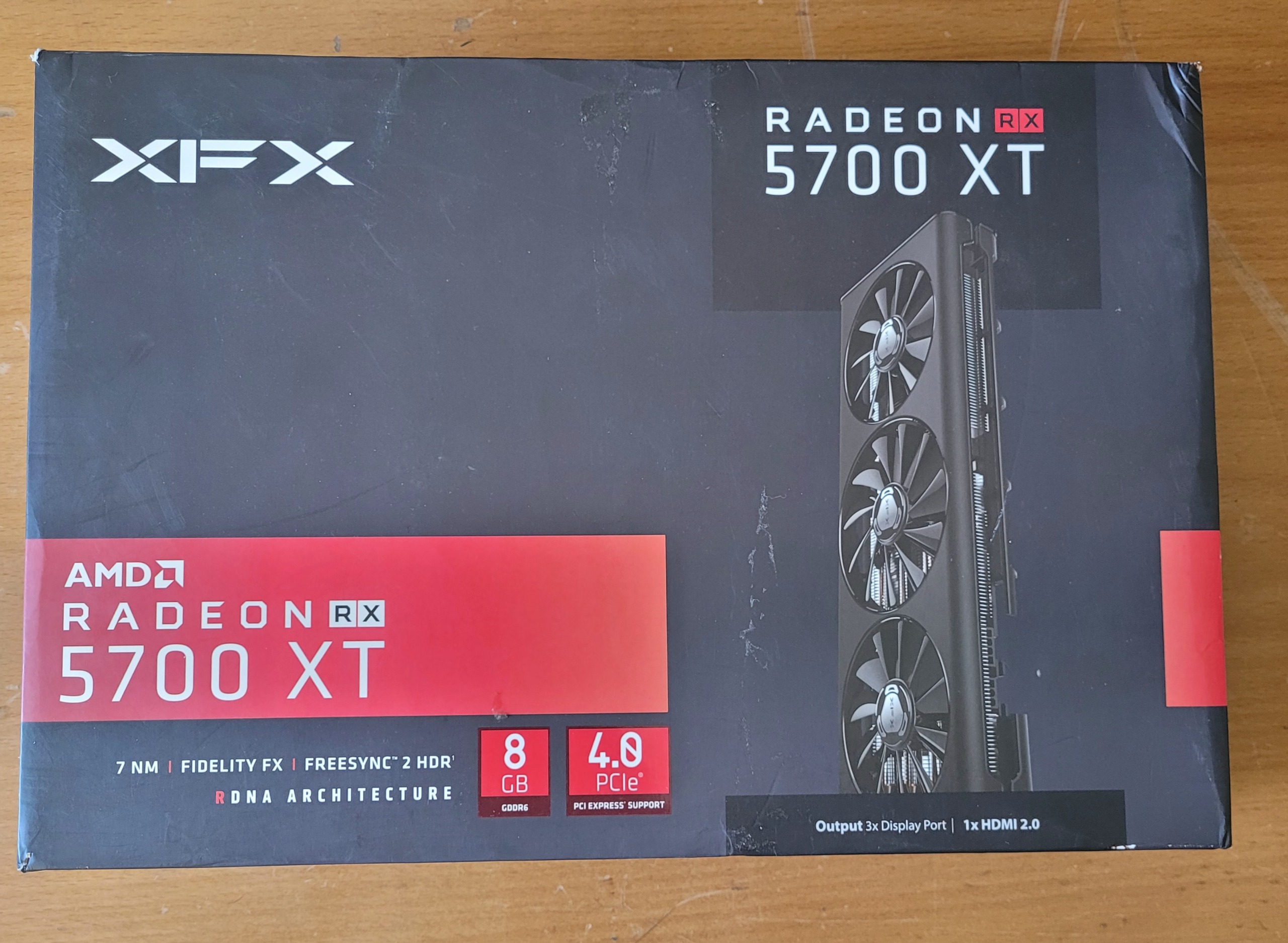 کارت گرافیک xfx rx5700xt triple fan