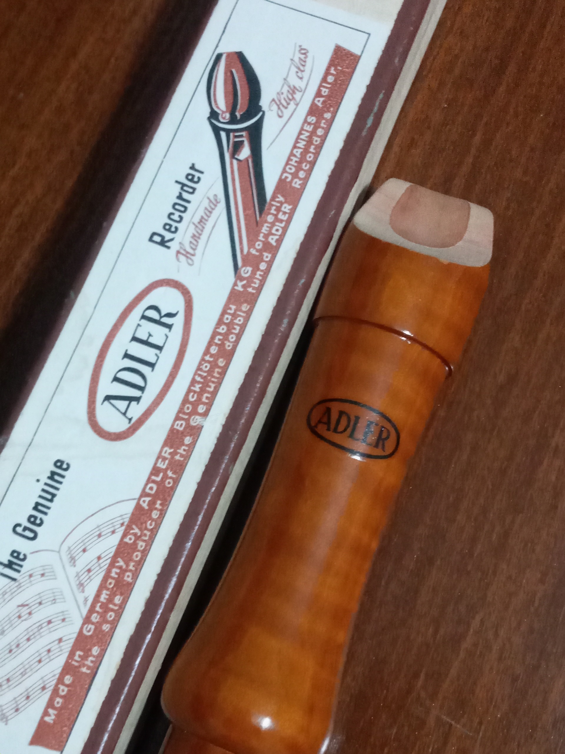 فلوت چوبی قدیمی دست ساز (المان)