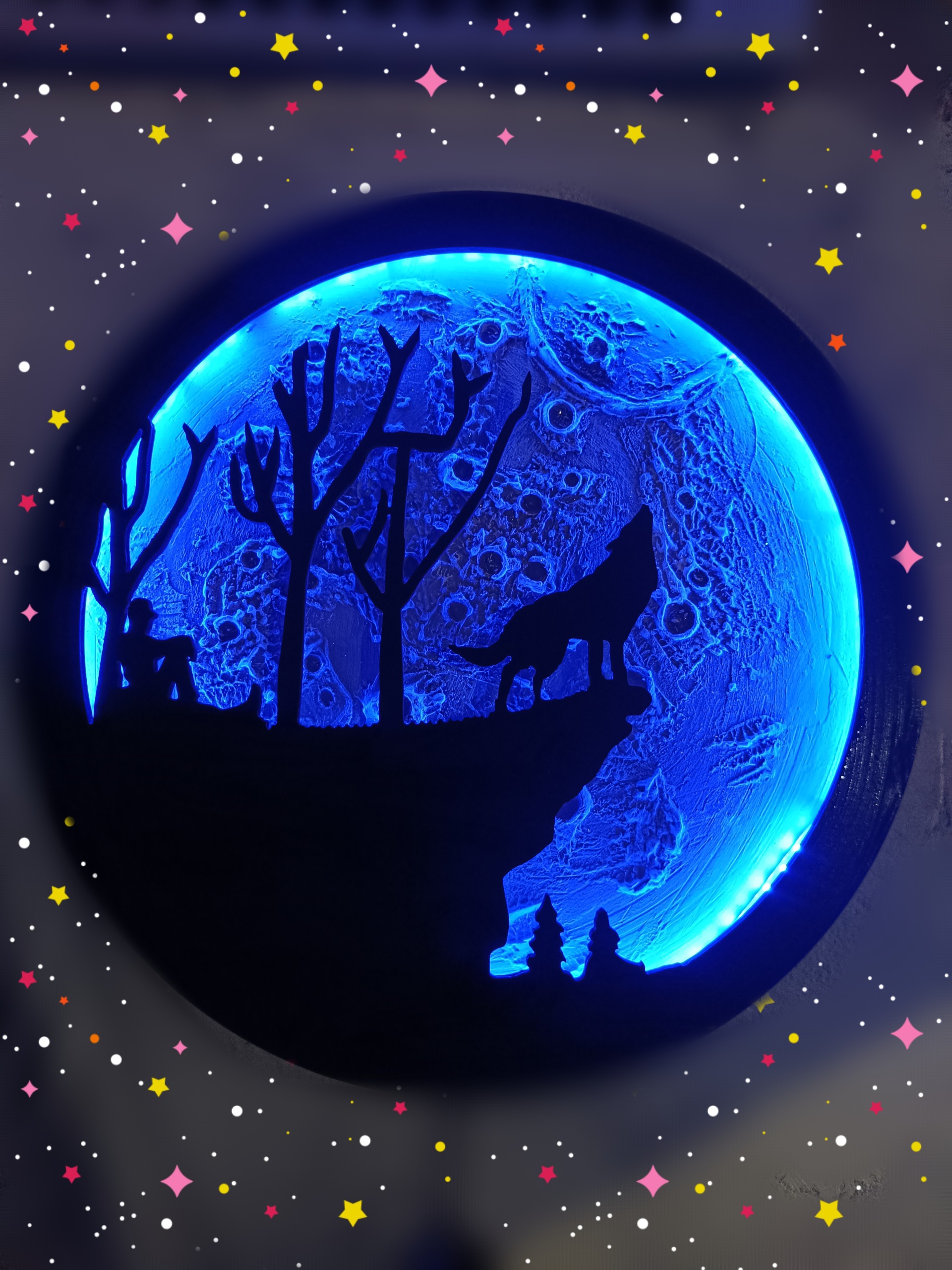 تابلو برجسته ماه قطر 60