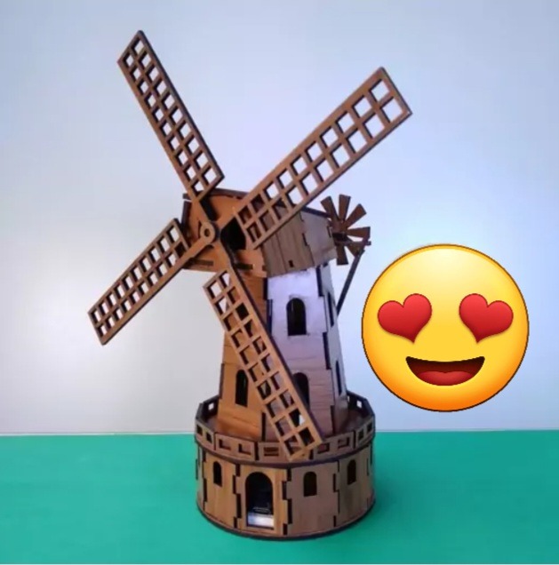 ماکت ، چراغ خواب طرح آسیاب بادی