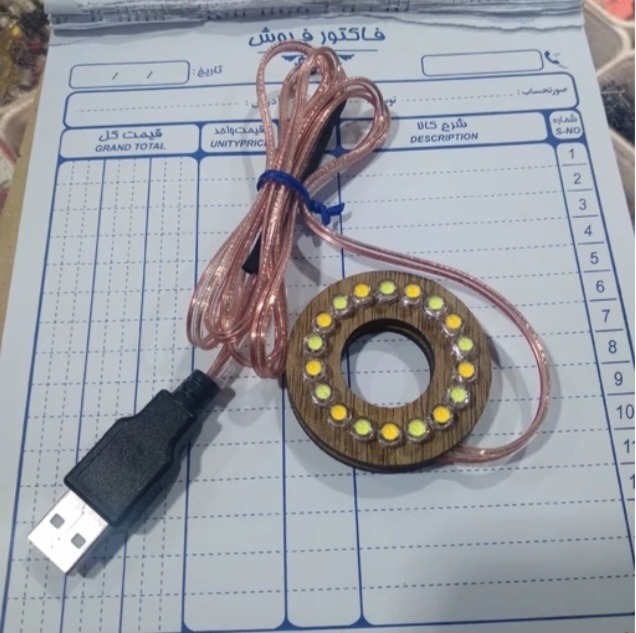 رینگ لایت 5 ولت 4/5 سانتی