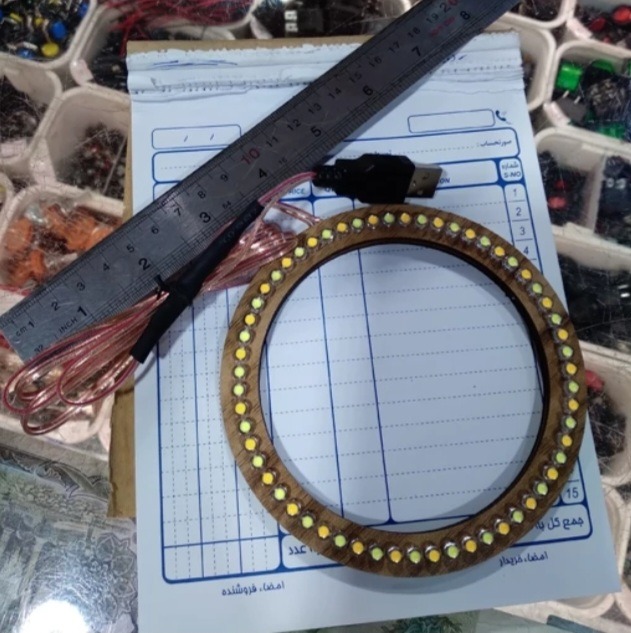 رینگ لایت 5 ولت 12 سانتی