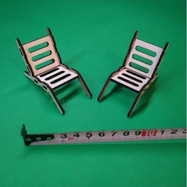 ماکت مینیاتوری صندلی ساحلی