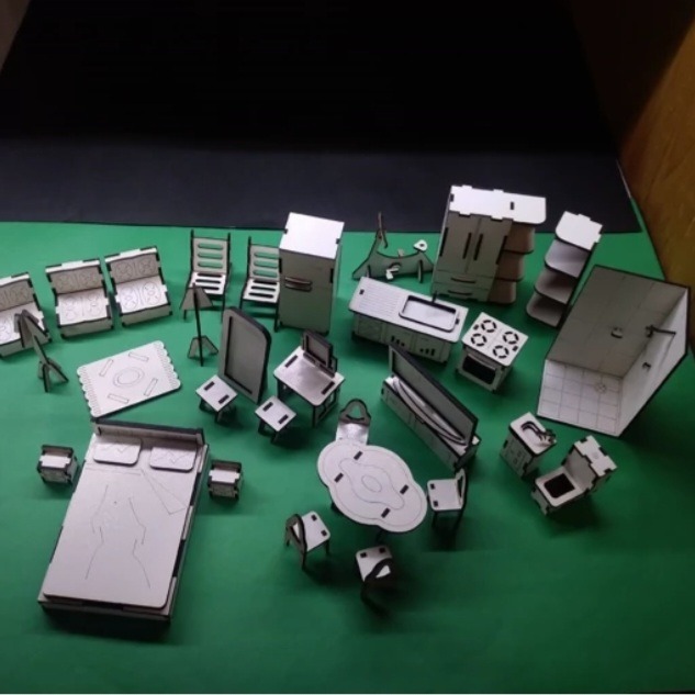 مجموعه ماکت مینیاتوری 30 عددی