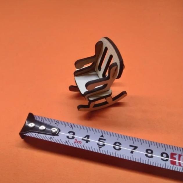 ماکت مینیاتوری صندلی راک ساده