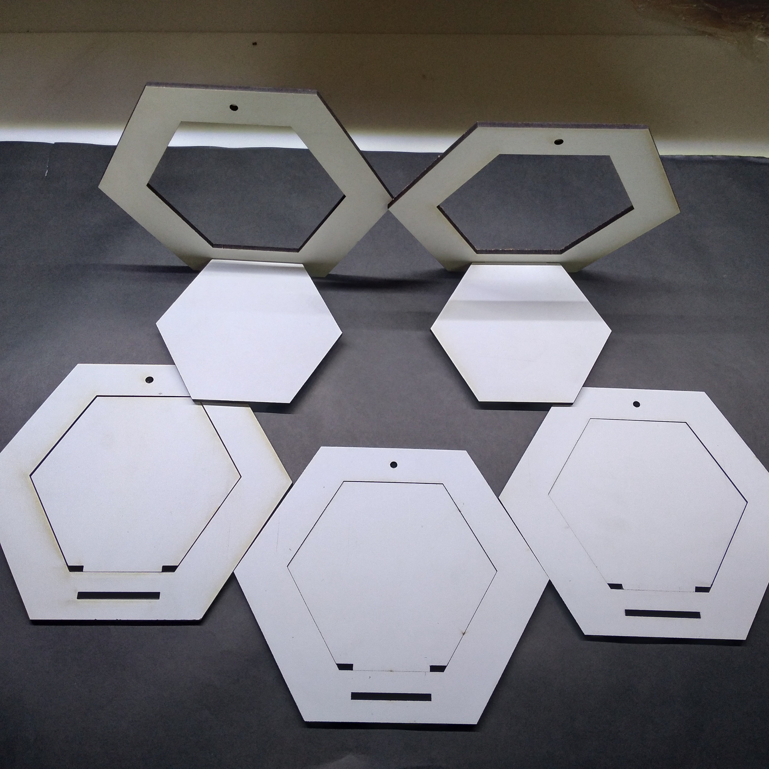 شلف دیواری بسته 5 عددی