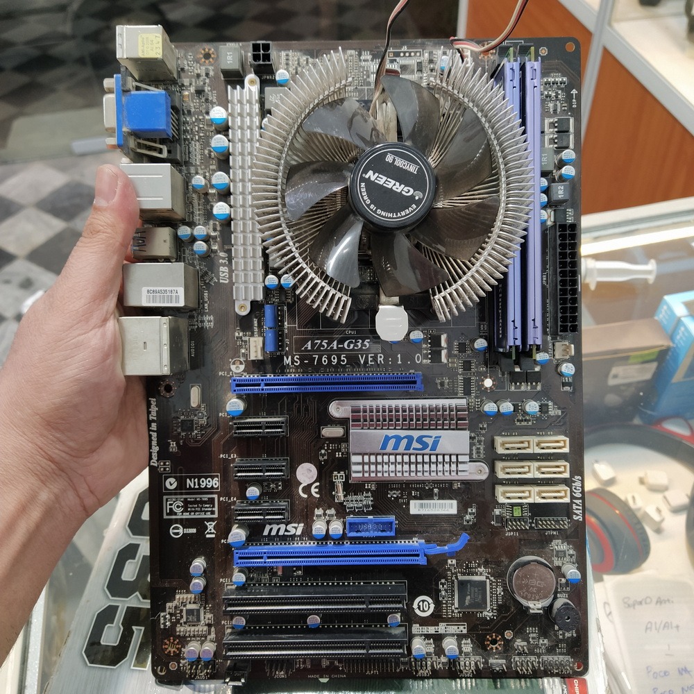 باندل حرفه ای MSI A75A-G35 پردازنده، فن و گرافیک