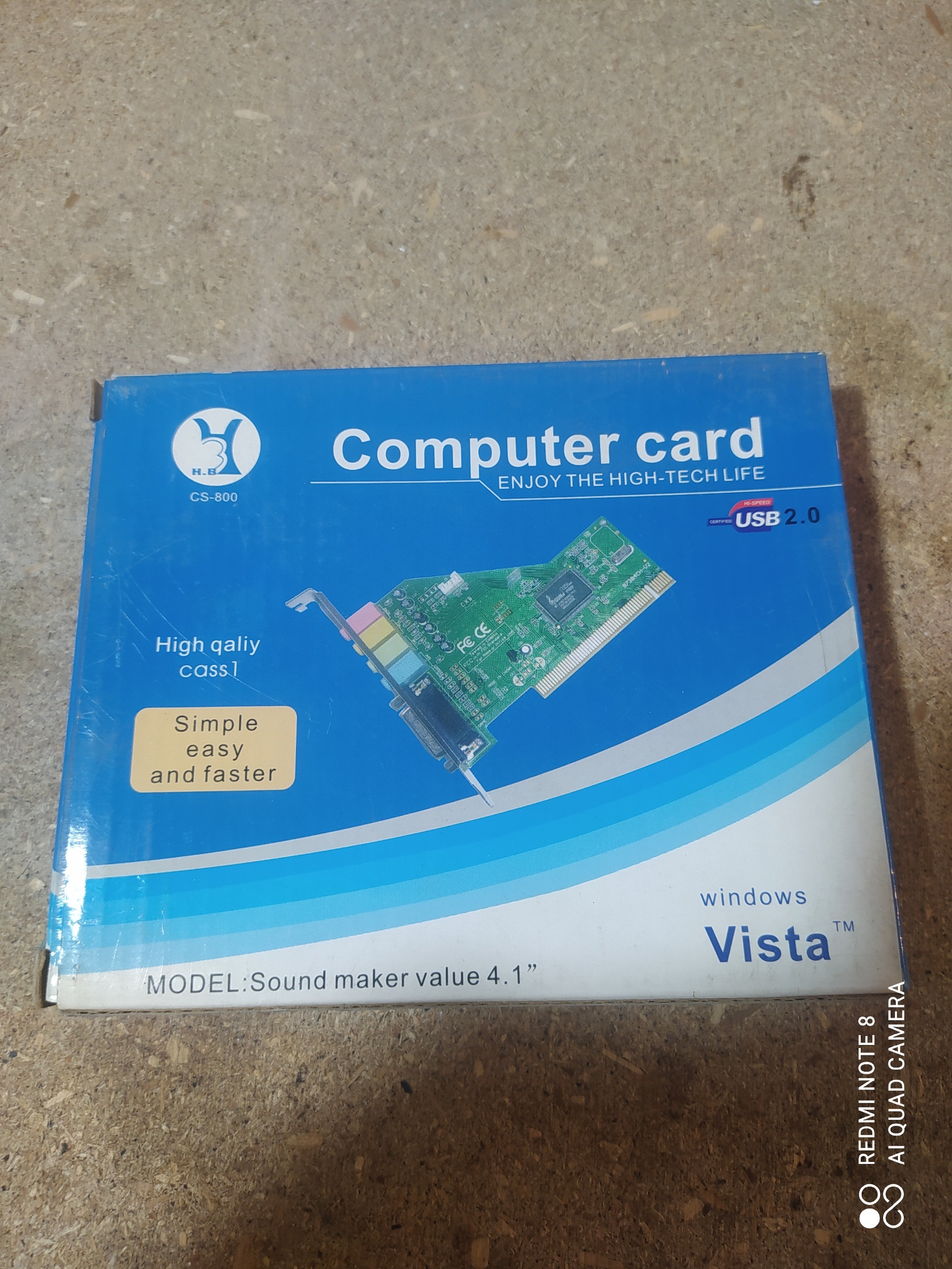 کارت صدای اکبند قدیمی حرفه ای cs-800