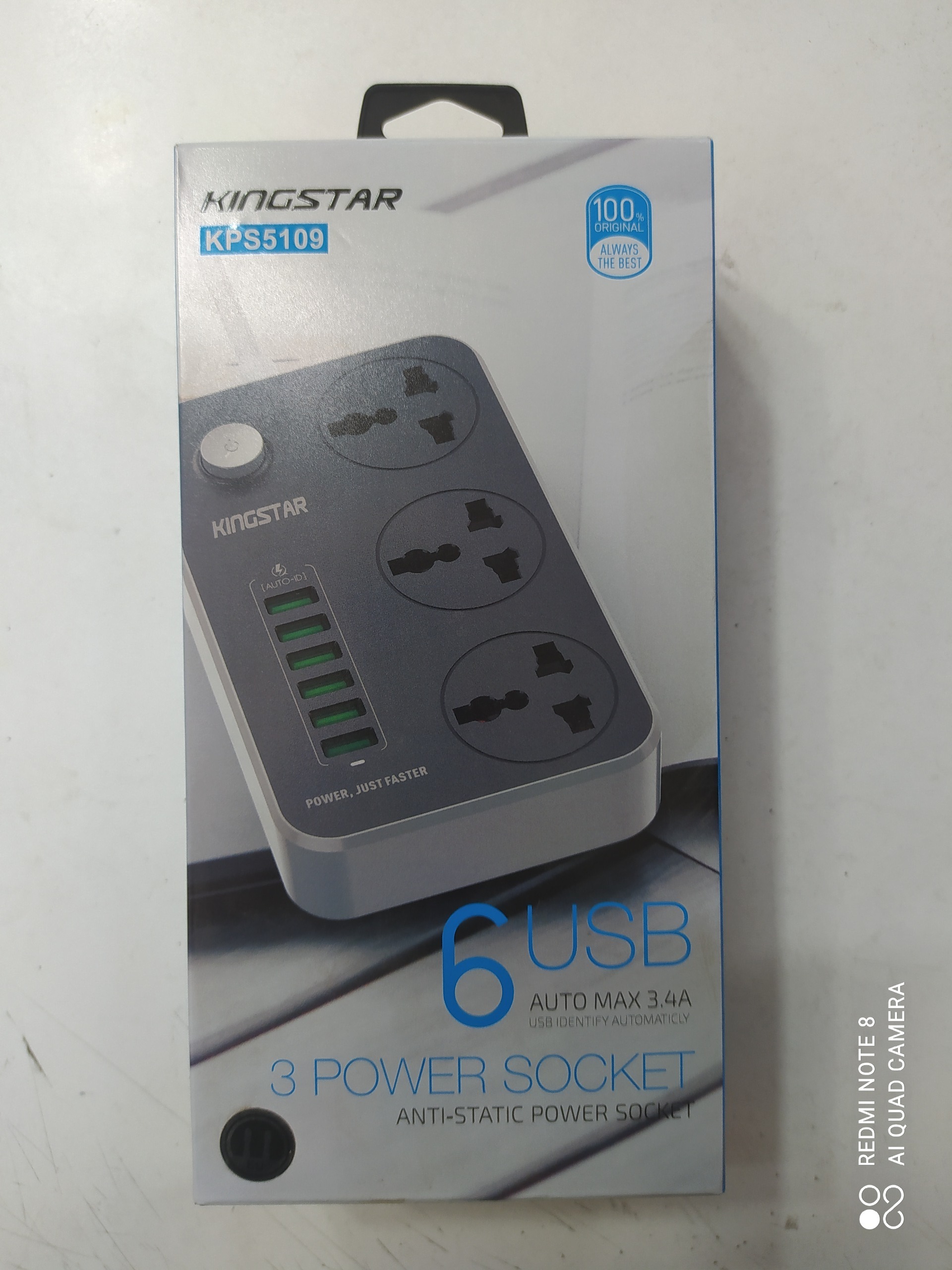 چند راهی برق و usb برند kingstar