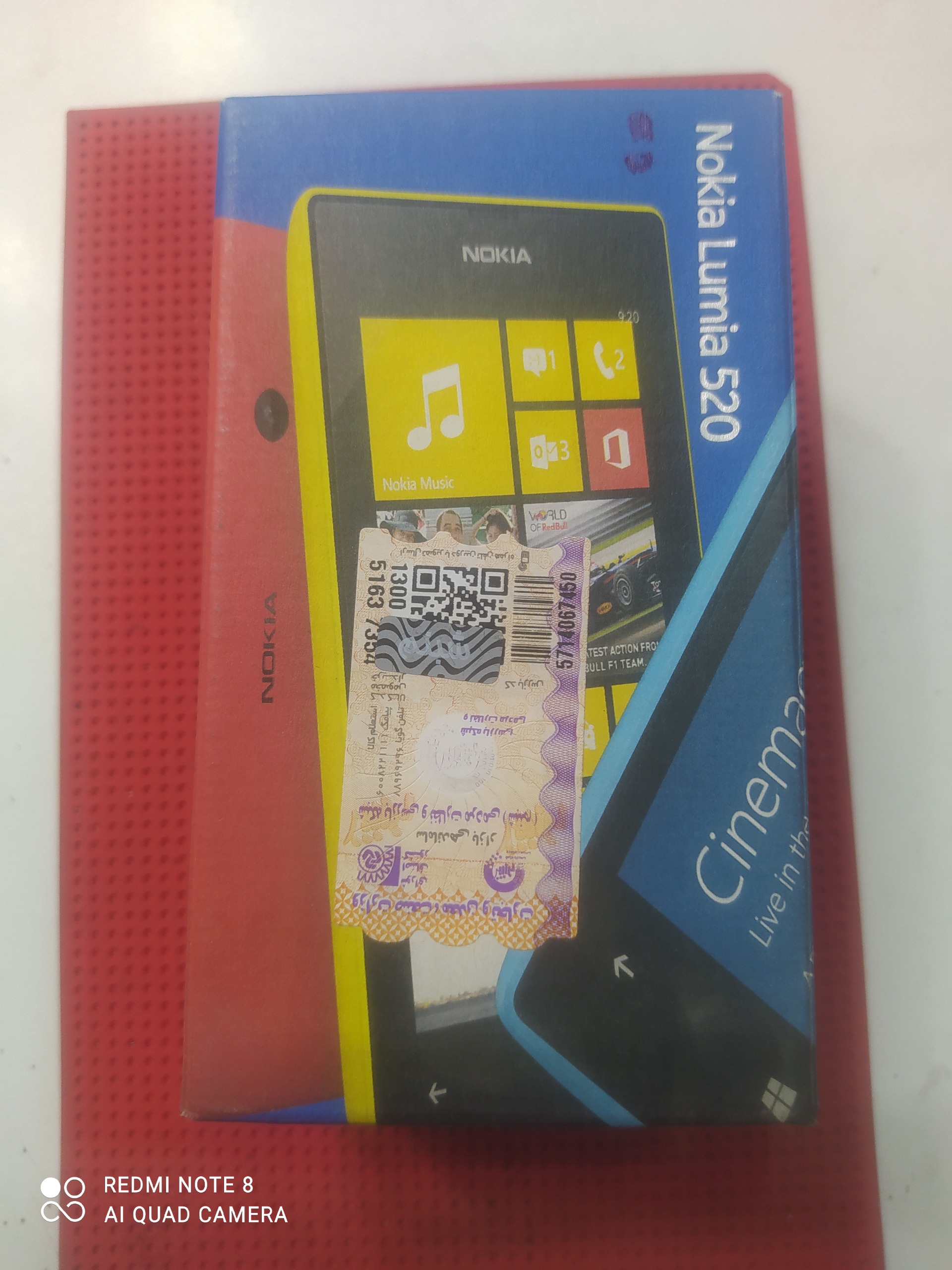 گوشی نوکیا لومیا 520 اکبند