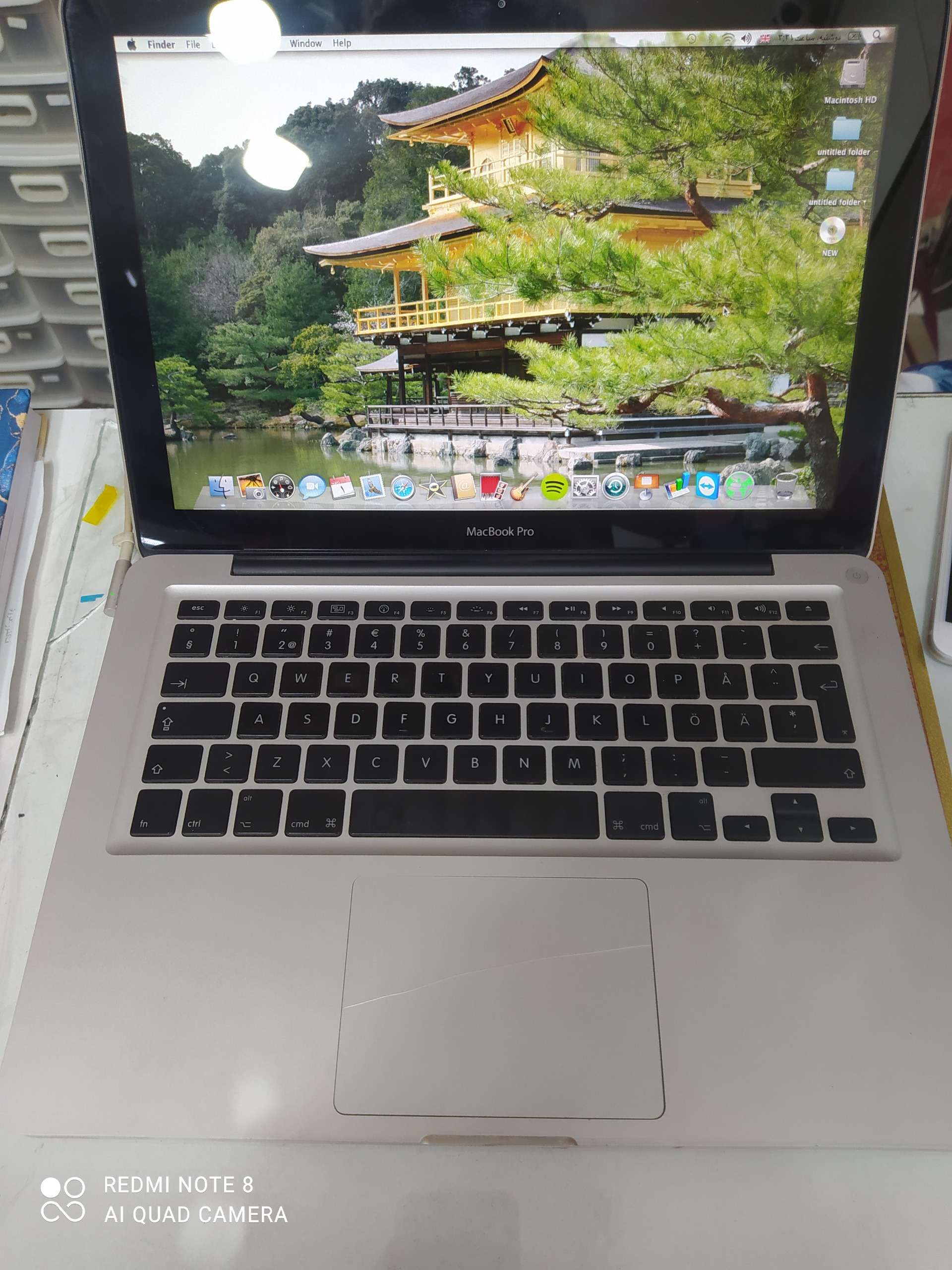 مک بوک پرو اپل مکینتاش اورژینال