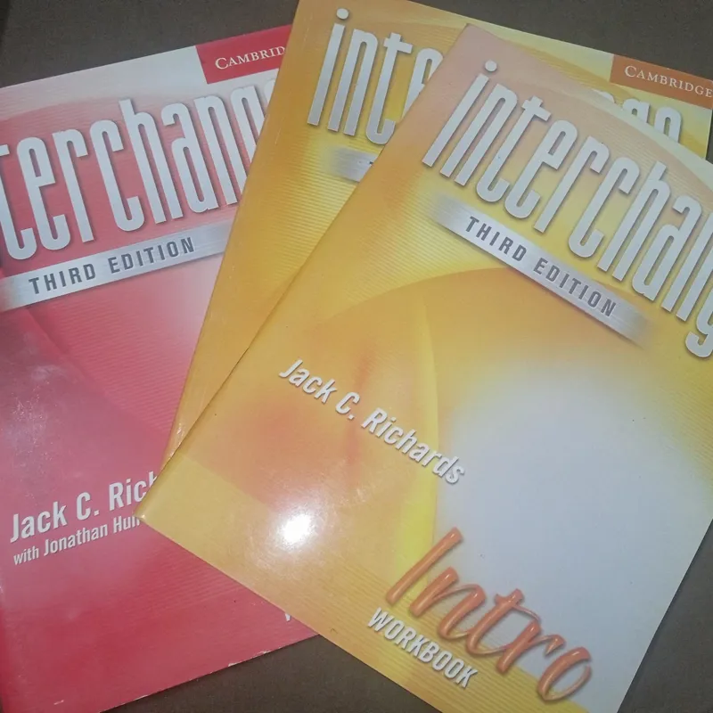 حراج کتاب زبان انگلیسی اینترچنج 3عدد با هم