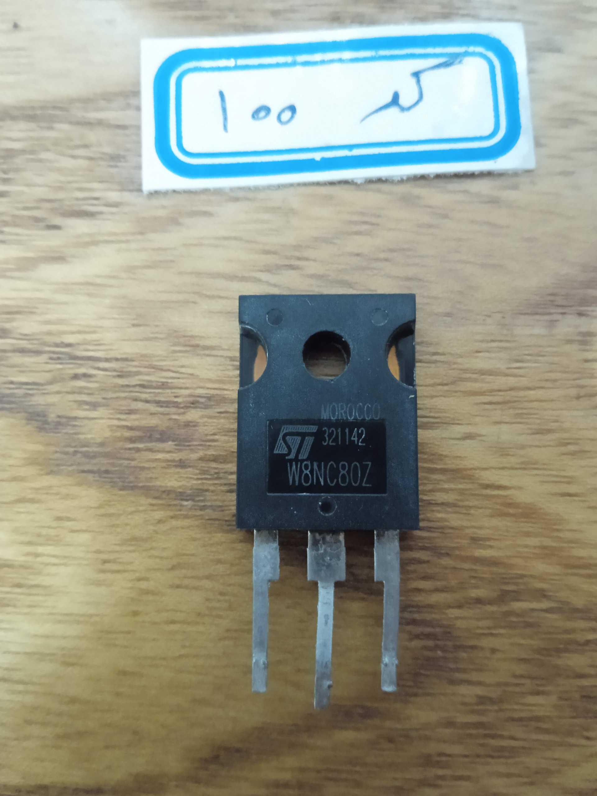 ترانزیستور ماسفت خاص پر توان 8n80z استوک